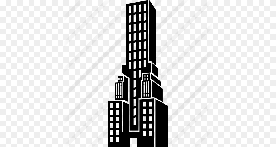Tower Building, Gray Png