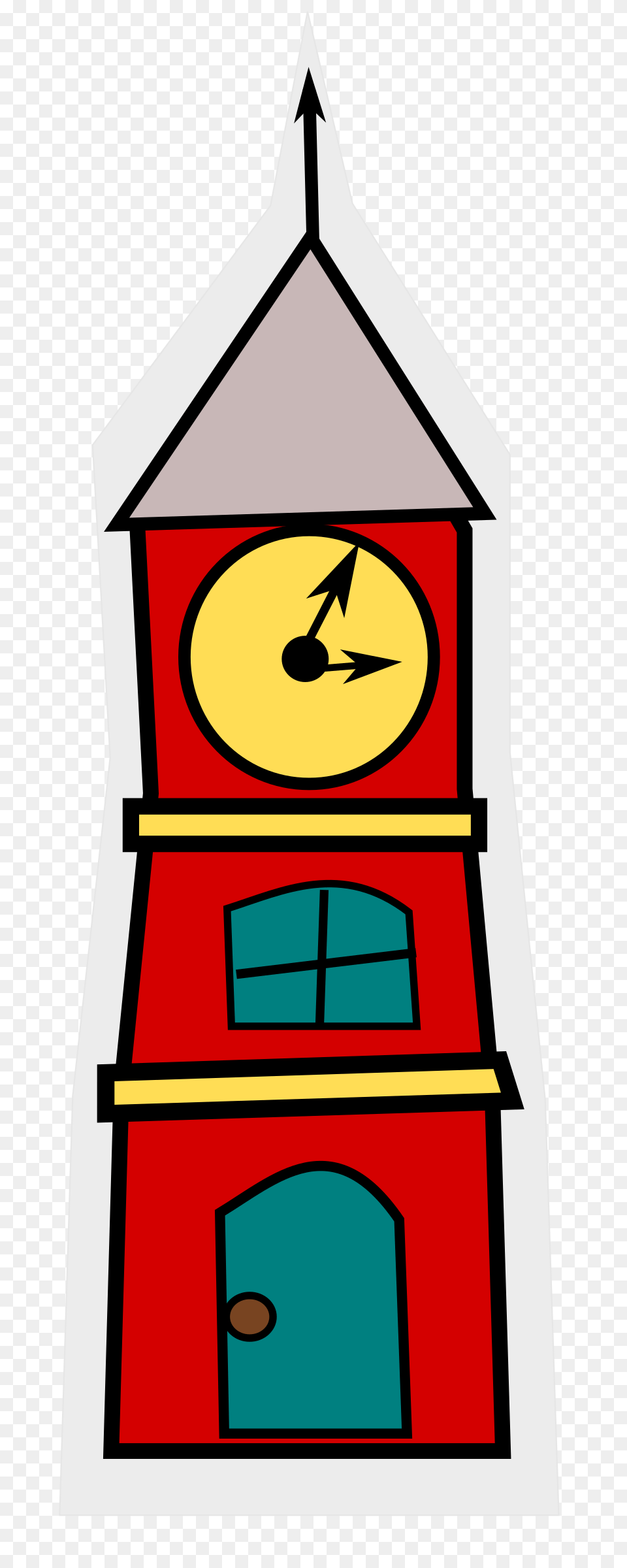 Tower Clipart Cartoon, Architecture, Building, Clock Tower, Bell Tower Free Png Download