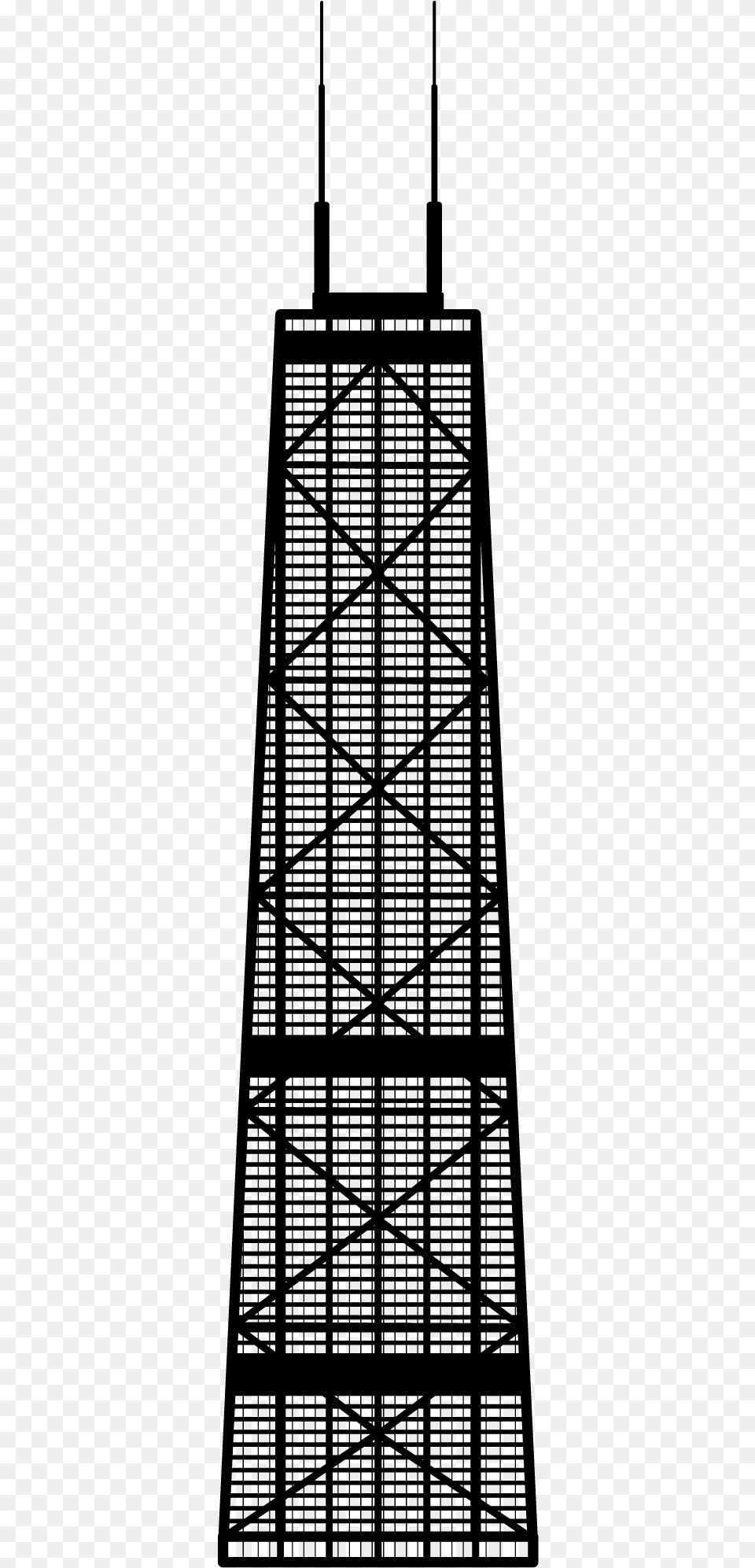 Tower Clipart Easy For And Use In Presentations Hancock Tower Clip Art, Gray Free Png Download