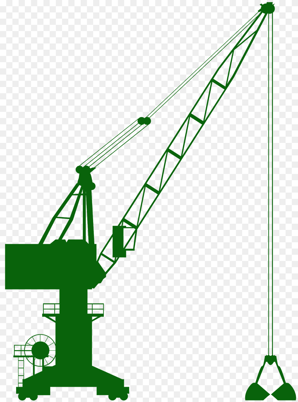 Tower Crane Silhouette, Construction, Construction Crane Free Png Download