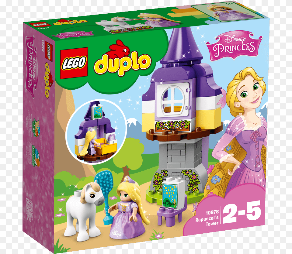 Tower Lego Duplo Rapunzel, Baby, Person, Toy, Doll Png Image