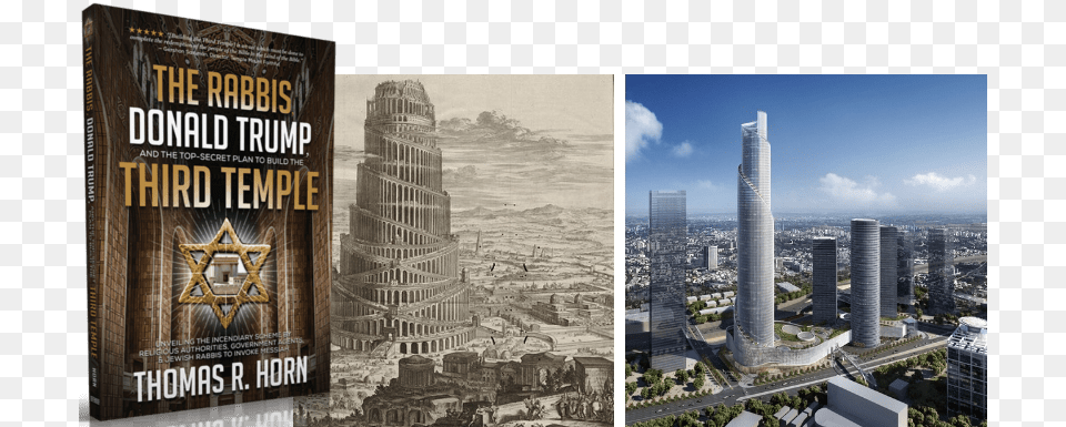 Tower Of Babel Israel, Advertisement, Skyscraper, Metropolis, Urban Png Image