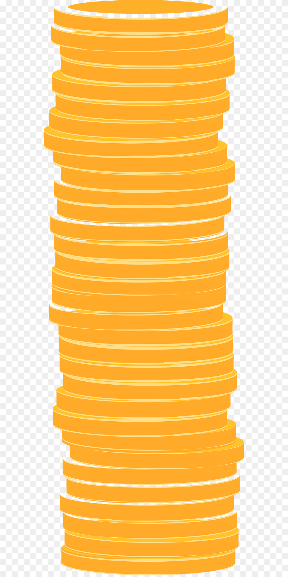 Tower Of Coins Clipart, Blade, Cooking, Knife, Sliced Free Png