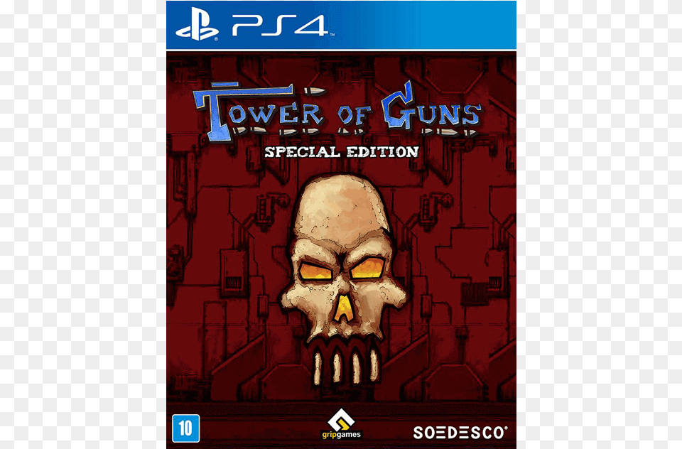 Tower Of Guns Tower Of Guns Special Edition Ps4 Cover, Book, Publication, Advertisement, Poster Png Image