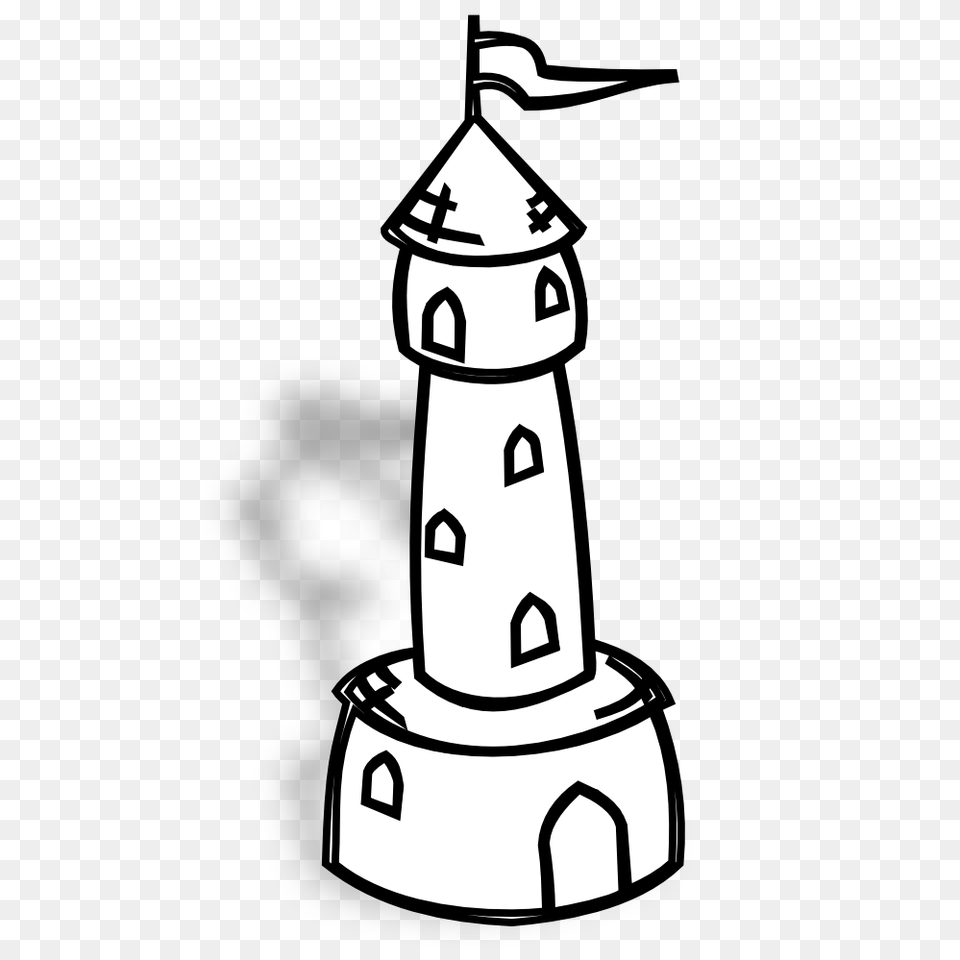 Towers Clipart Black And White, Stencil, Ammunition, Grenade, Weapon Free Png