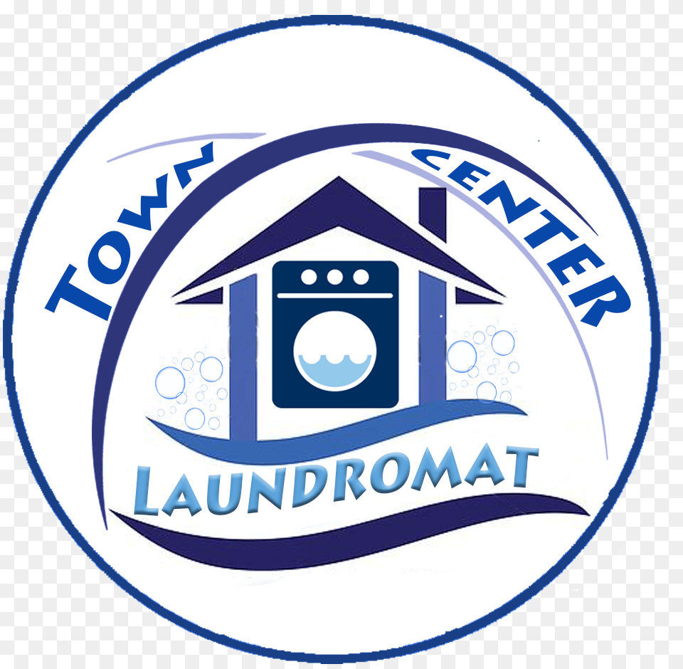 Town Center Laundromat Language, Logo, Badge, Symbol, Photography Free Png