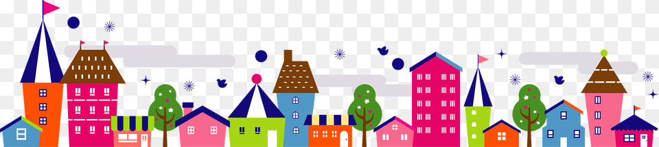 Town Cityscape Clipart, Neighborhood, Architecture, Building, Spire Free Transparent Png