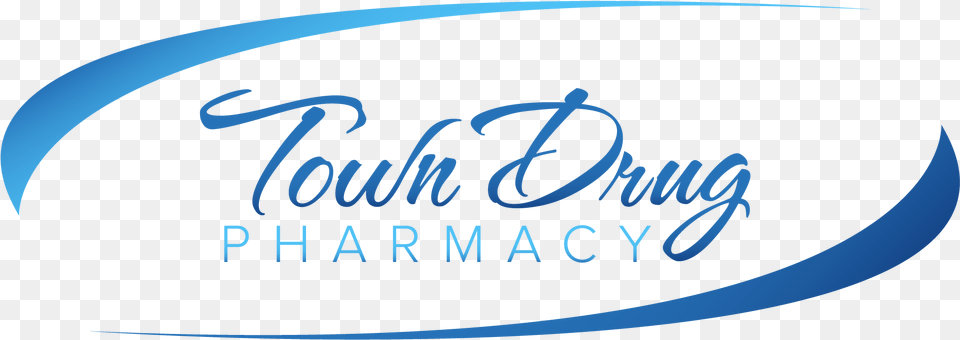 Town Drug Pharmacy Calligraphy, Text, Logo Png Image