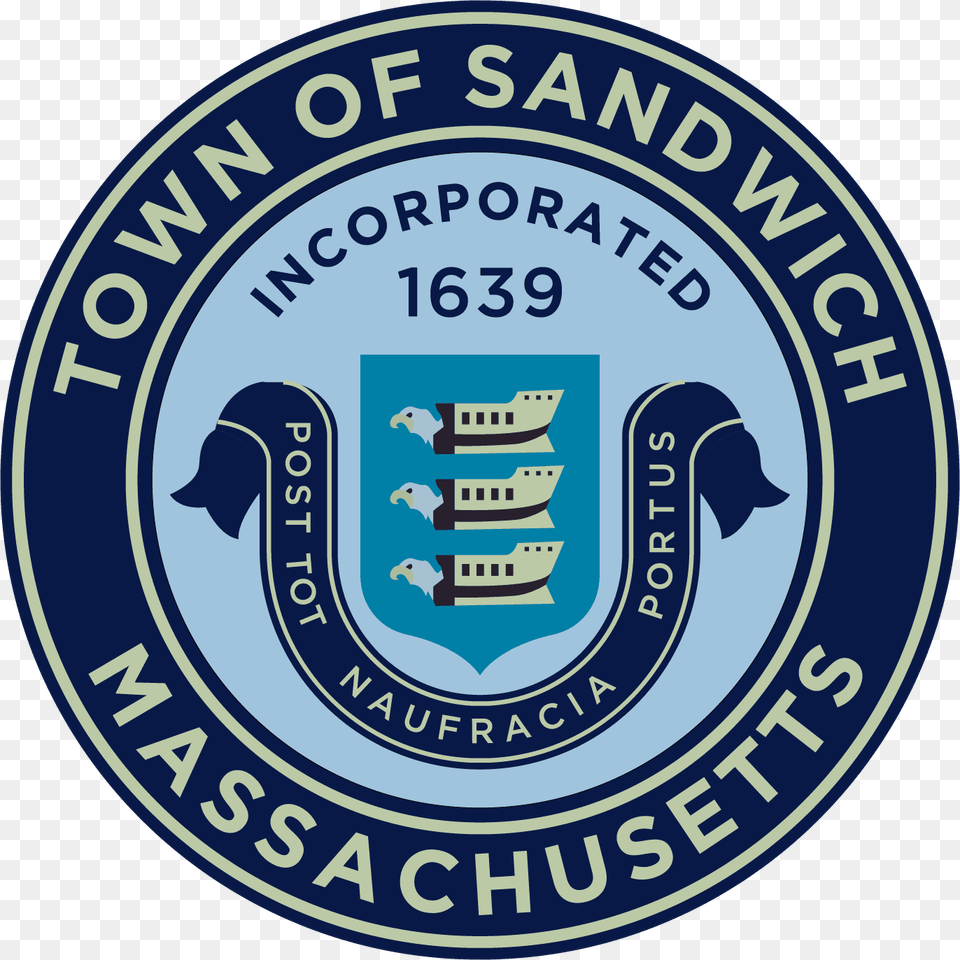 Town Of Sandwich, Logo, Badge, Symbol, Emblem Png