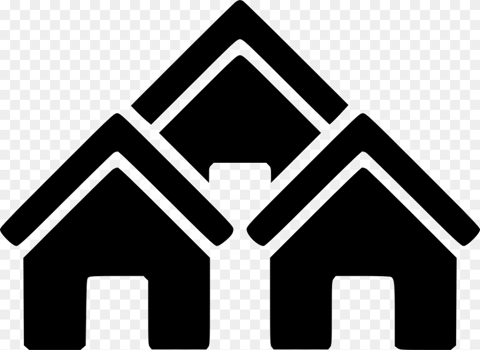 Town Symbol Of A Town, Neighborhood, Stencil Free Png