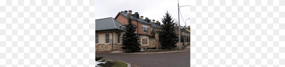 Townhouse In Gated Community In Moscow Russia House, Neighborhood, Plant, Road, Street Png