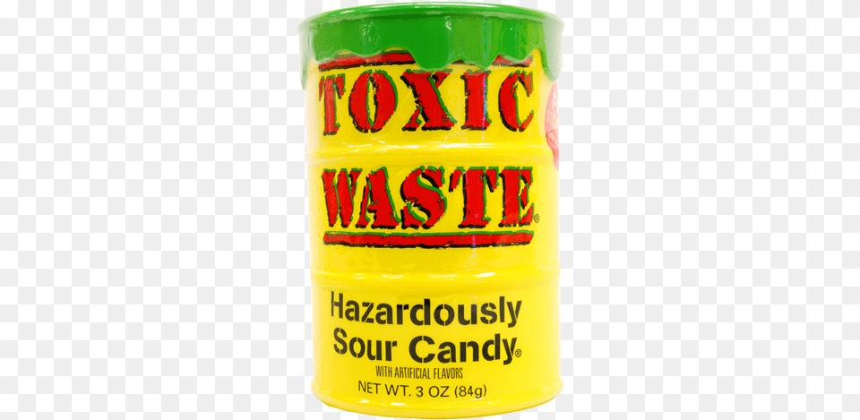 Toxic Can Toxic Waste Hazardously Sour Candy, Birthday Cake, Cake, Cream, Dessert Png Image