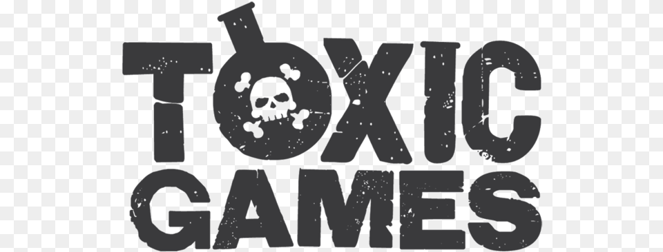 Toxic Games Logo, Text Free Png