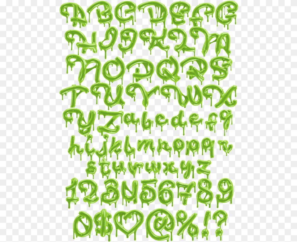 Toxic Green Font Toxic Font, Pattern, Text Free Png Download