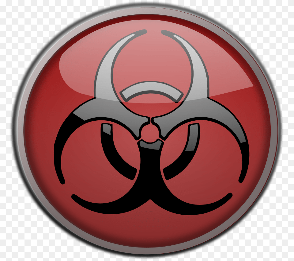 Toxic Icon Clip Arts For Web, Symbol, Disk, Emblem Png Image