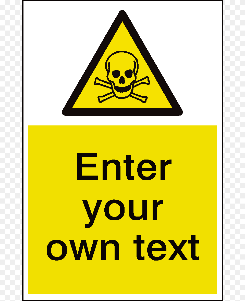 Toxic Material Custom Hazard Sticker Vehicles Reversing Warning Sign, Symbol, Triangle, Baby, Person Free Png Download