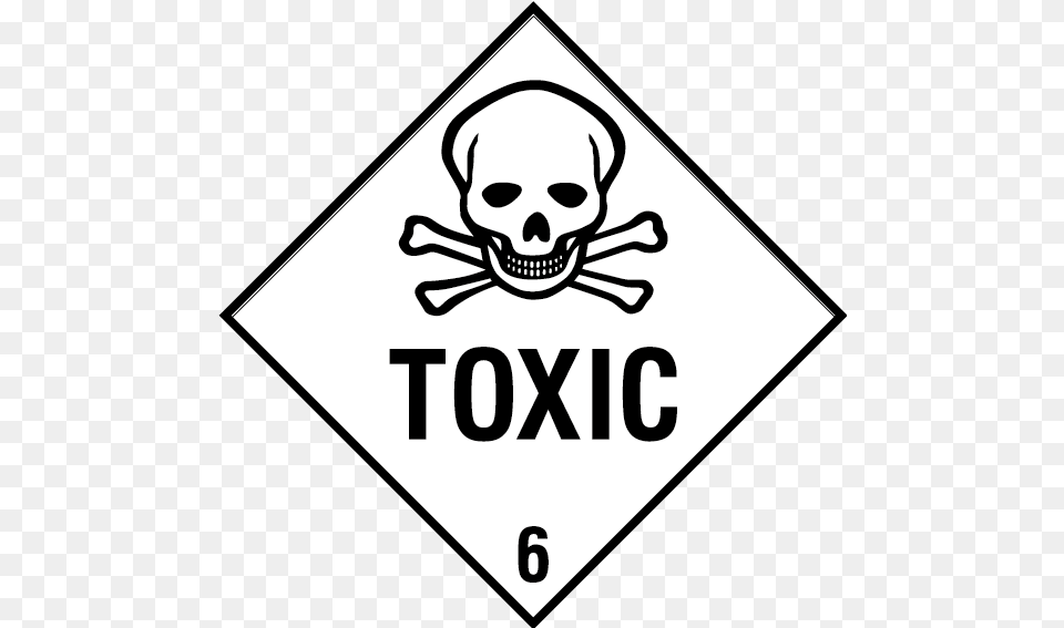 Toxic Sign, Symbol, Face, Head, Person Free Png Download