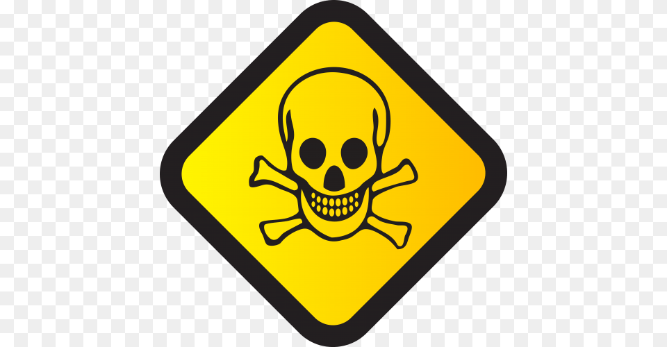 Toxic Sign Clip Art, Symbol, Sticker, Road Sign Png Image