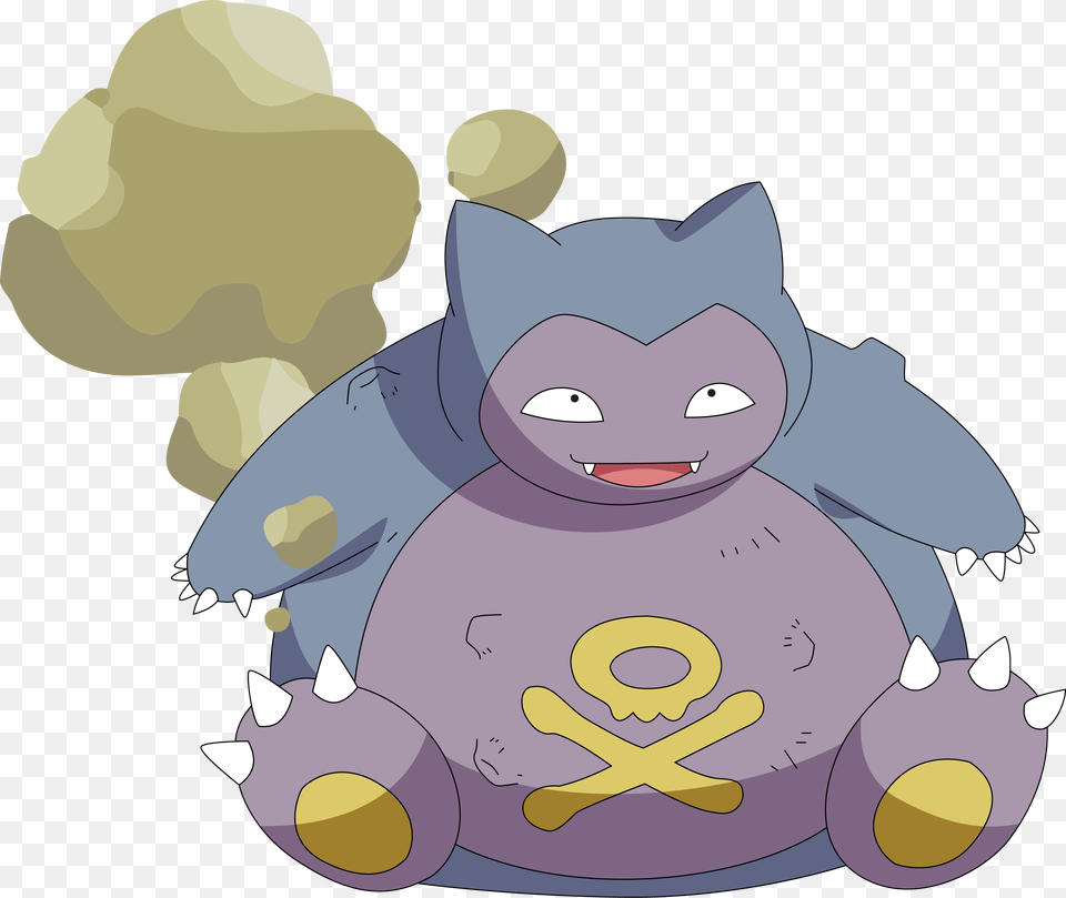 Toxic Snorlax, Face, Head, Person, Cartoon Free Png