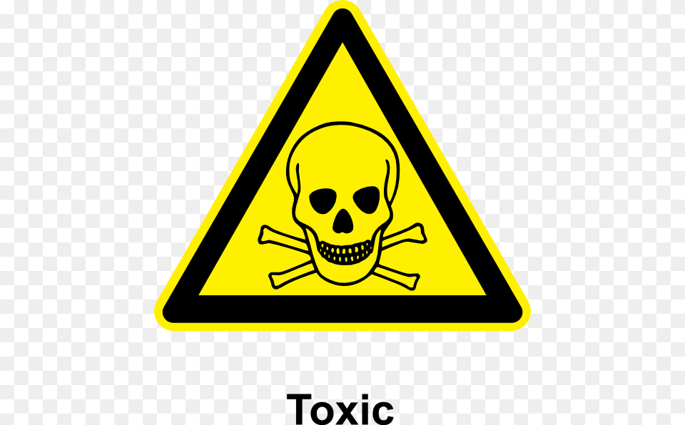 Toxic Waste, Sign, Symbol, Triangle, Road Sign Png Image