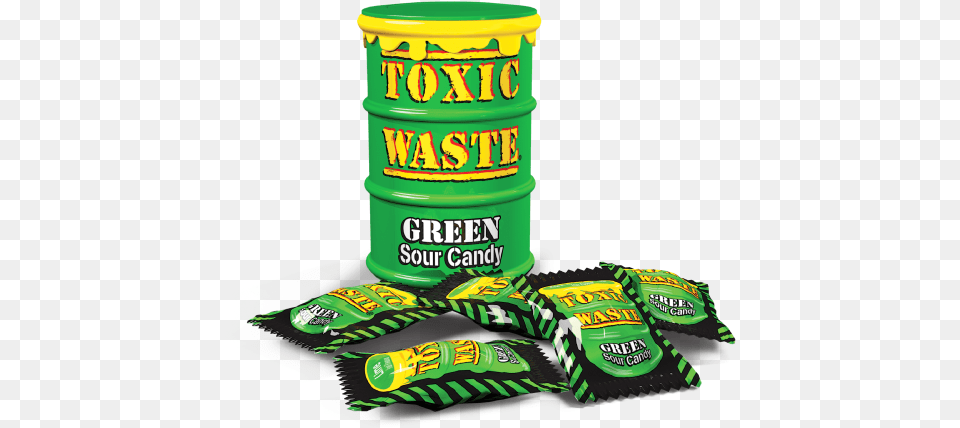 Toxic Waste Red Sour Candy, Gum, Bottle, Shaker Png Image