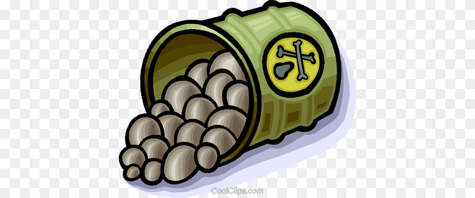 Toxic Waste Royalty Vector Clip Art Illustration Toxic Waste, Weapon, Food, Grain, Produce Free Transparent Png