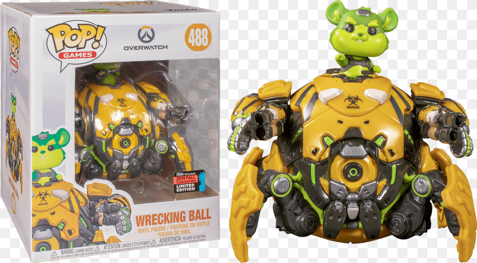 Toxic Wrecking Ball Wrecking Ball Overwatch Pop, Toy, Animal, Apidae, Bee Free Transparent Png