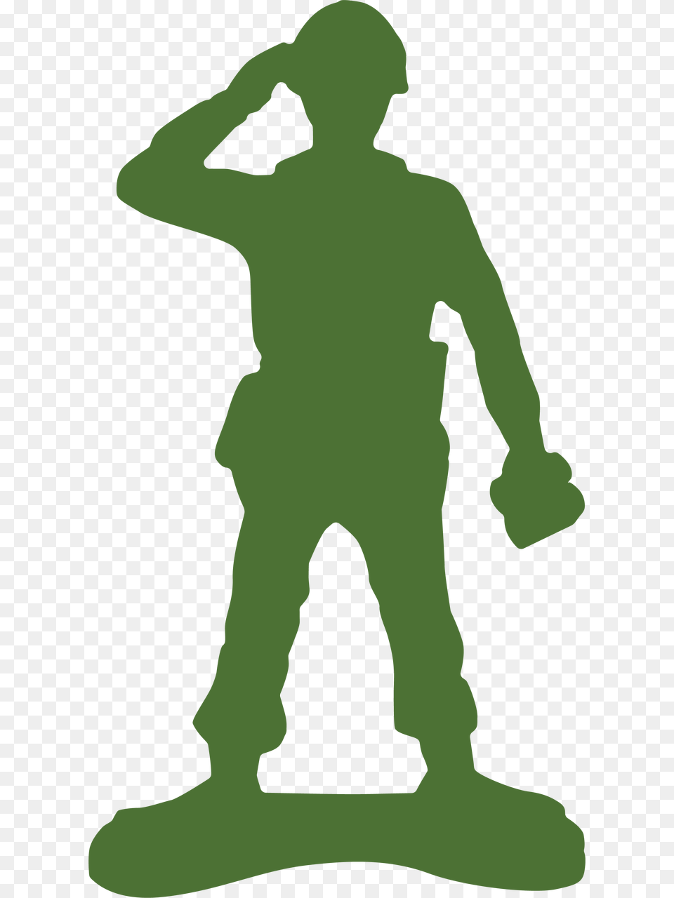 Toy Army Men Clipart, Silhouette, Person Png Image