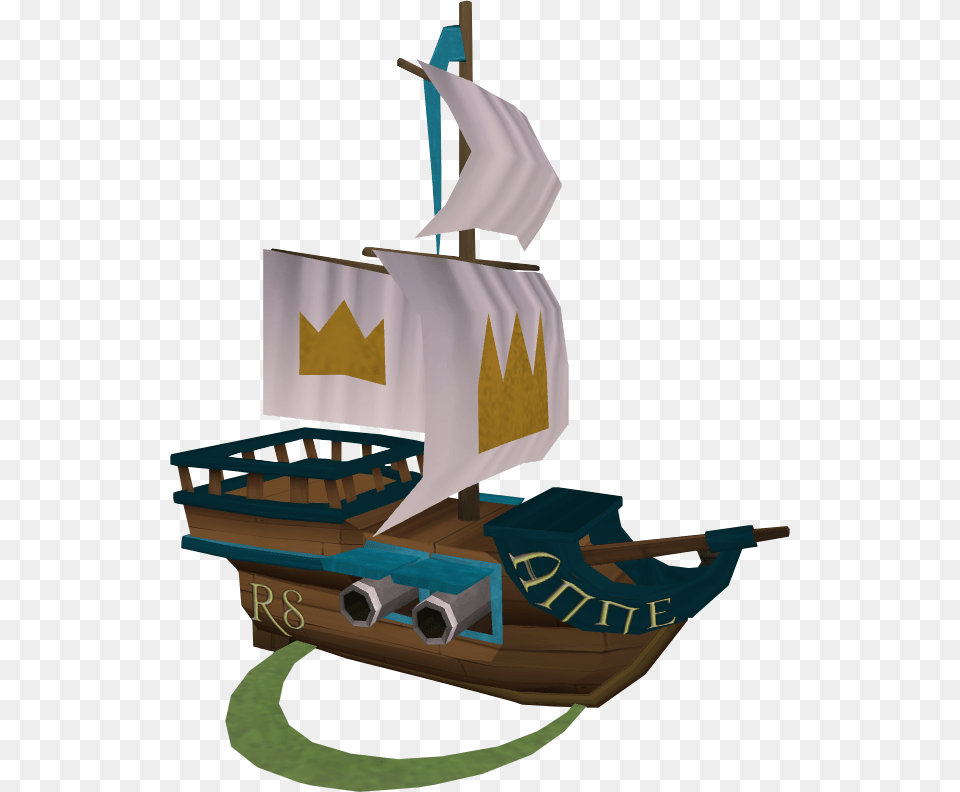 Toy Battle Ship, Boat, Sailboat, Transportation, Vehicle Png Image