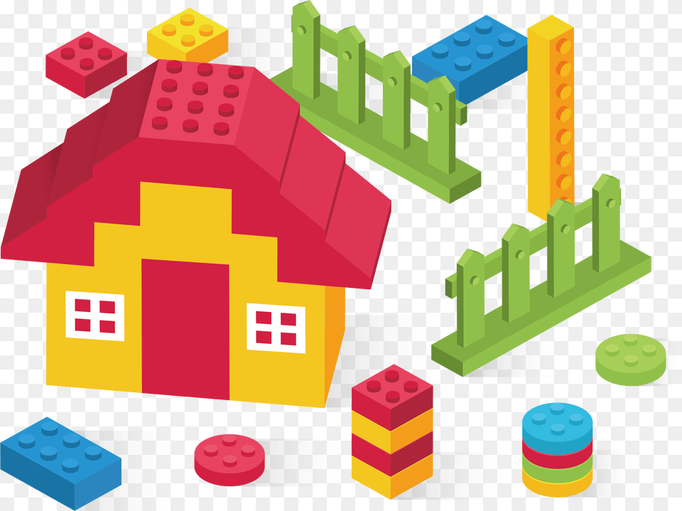 Toy Blocks Apple Clipart Clipart Freeuse Library Toy, Neighborhood, Bulldozer, Machine Free Png Download