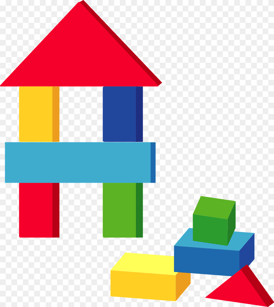 Toy Blocks Clipart, Triangle Free Png
