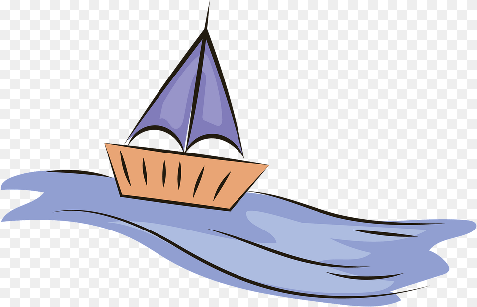 Toy Boat Boat On Water Clipart, Sailboat, Transportation, Vehicle, Art Free Png Download