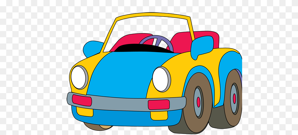 Toy Car Clipart, Sports Car, Transportation, Vehicle, Bulldozer Free Png