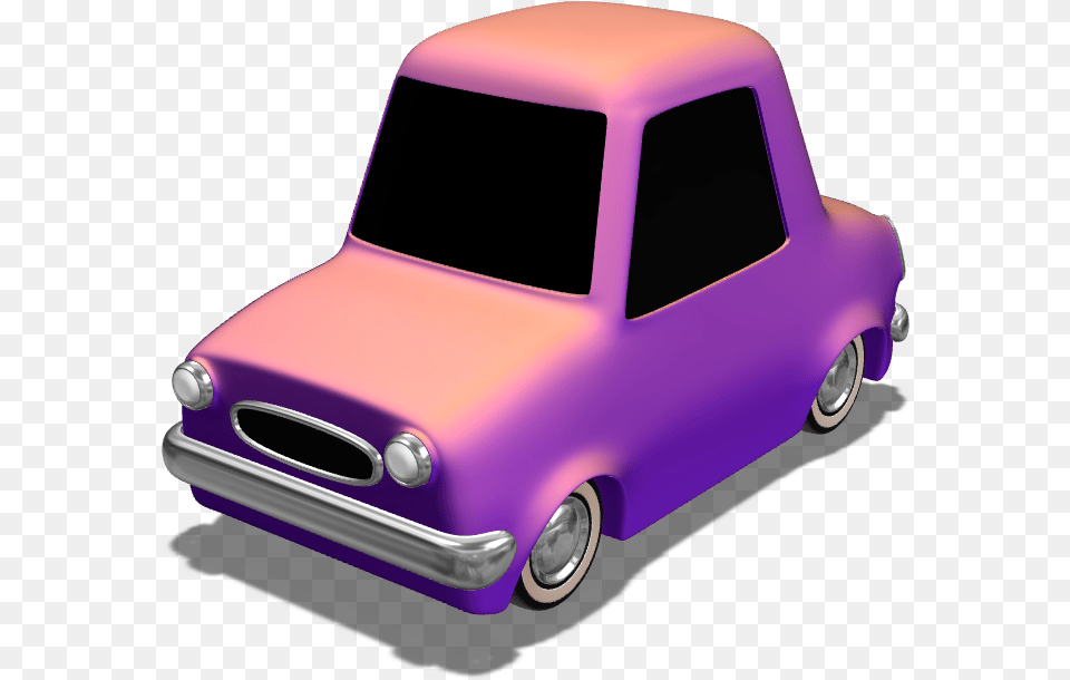 Toy Car For Xmas 3d Design By Vectary Nov 16 2017 Classic Car, Purple, Transportation, Vehicle, Machine Free Png