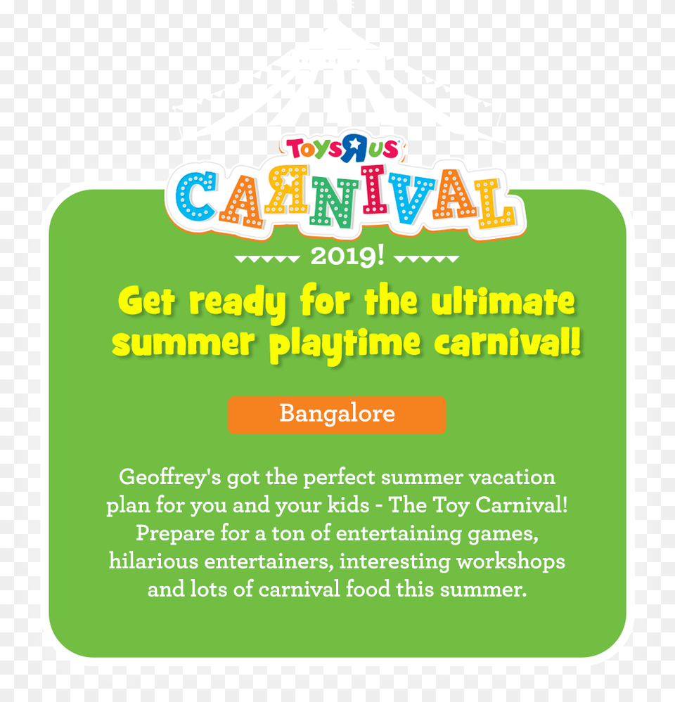 Toy Carnival Toys R Us, Advertisement, Poster, Text Free Png