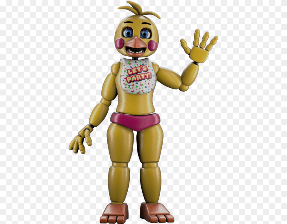 Toy Chica Five Nights At Freddy39s Let39s Party Toy Chica Springtrap, Figurine, Face, Head, Person Free Png