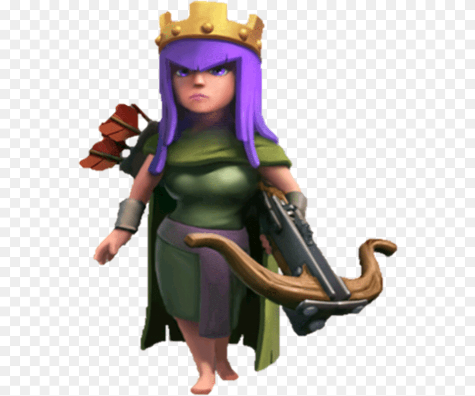 Toy Clash Of Queen Character Fictional Archer Archer Queen Clash Of Clans, Clothing, Costume, Person, Baby Free Png Download