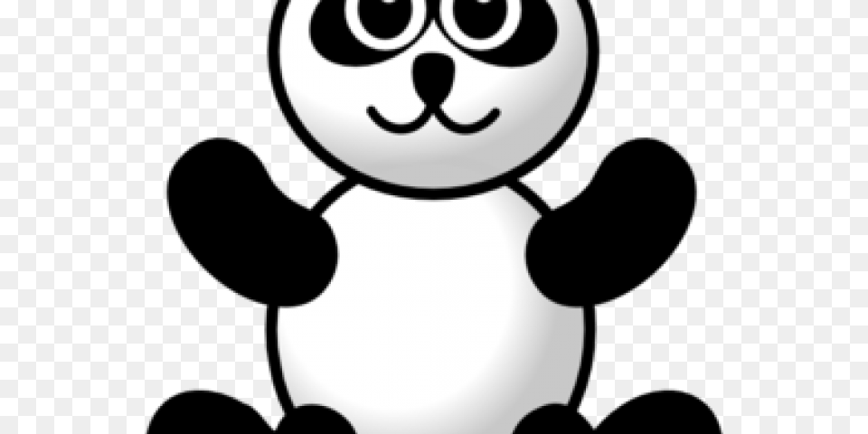 Toy Clipart Panda Teddy Bear Clipart, Stencil, Symbol, Baby, Face Free Png Download