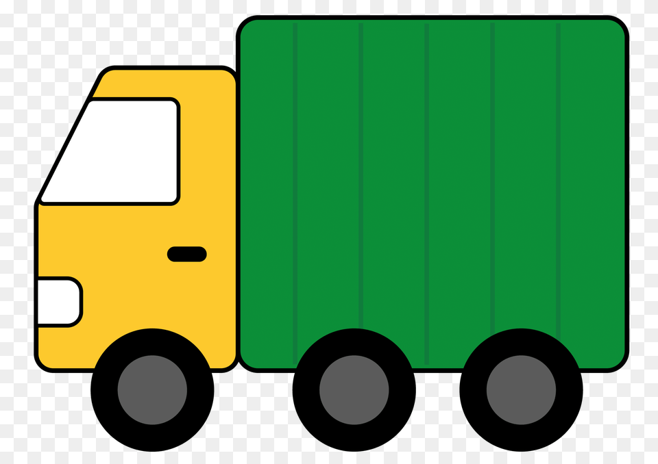 Toy Clipart Vehicle, Moving Van, Transportation, Van, Trailer Truck Free Png