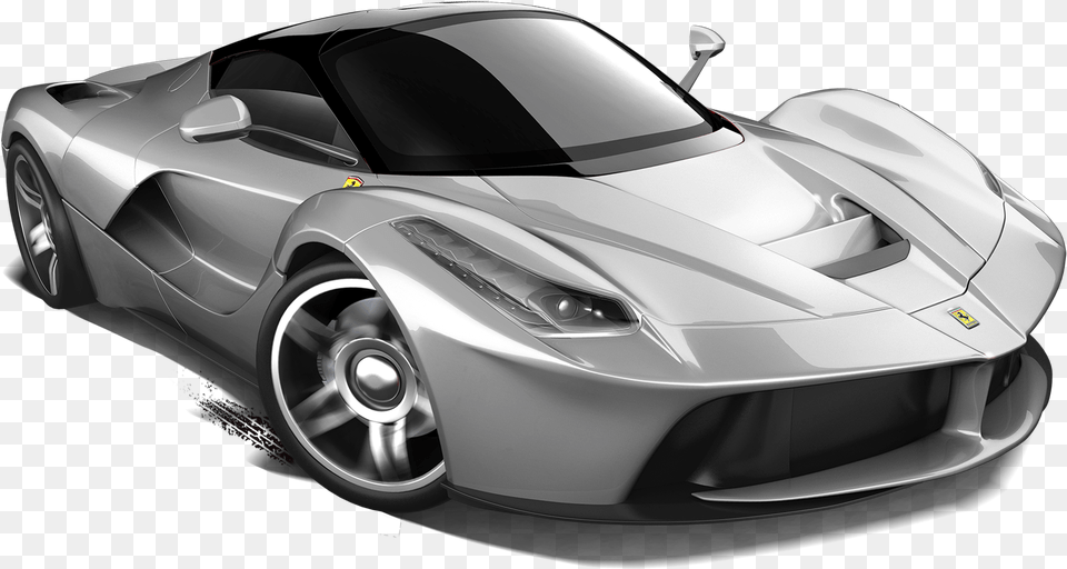 Toy Die Cast Car Laferrari Sports Hot Wheels Clipart White Hot Wheels, Coupe, Sports Car, Transportation, Vehicle Free Png Download