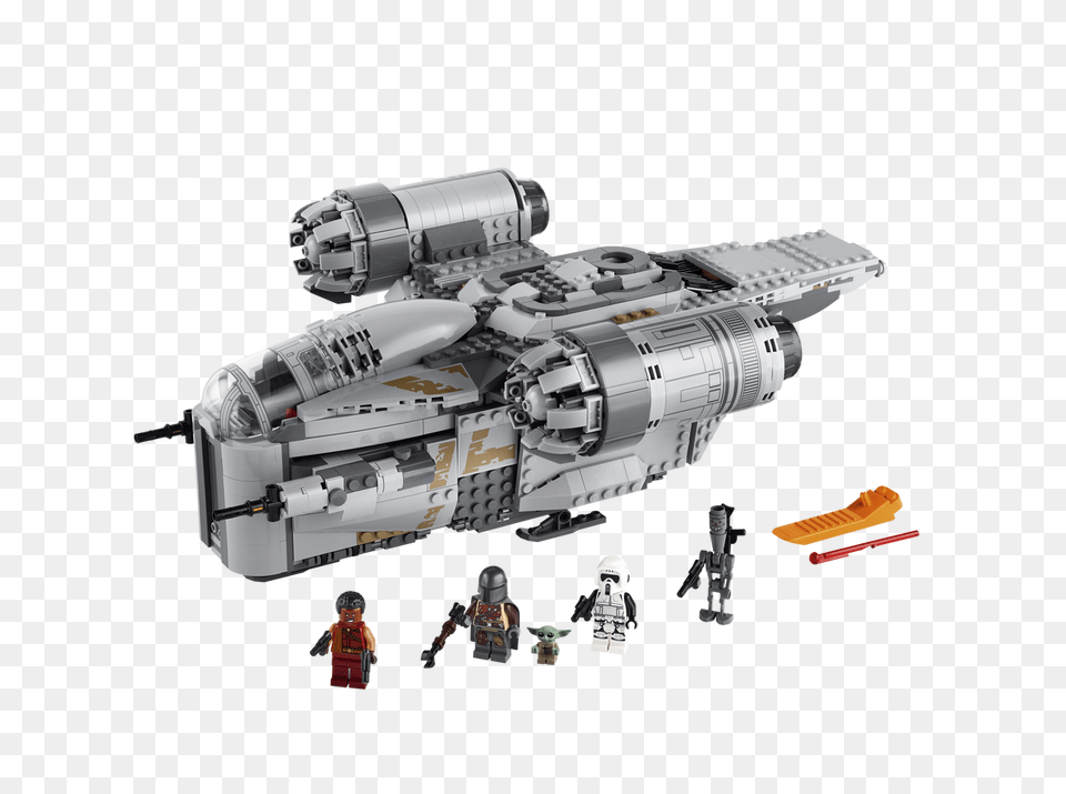 Toy Fair New York 2020 Lego Star Wars The Razor Crest And Lego Star Wars Mandalorian, Aircraft, Spaceship, Transportation, Vehicle Png Image