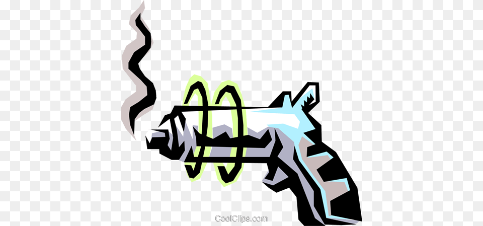 Toy Laser Gun Royalty Vector Clip Art Illustration, Person, Weapon Free Transparent Png
