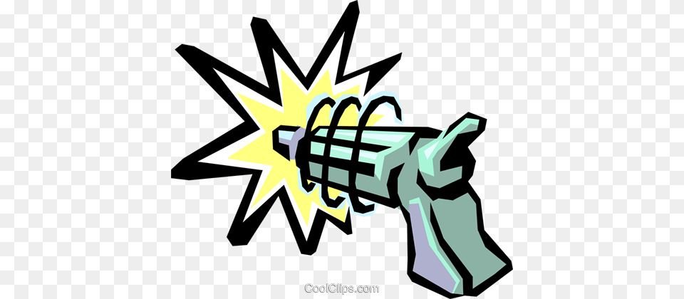 Toy Laser Gun Royalty Vector Clip Art Illustration, Firearm, Weapon, Graphics, Ammunition Free Png Download