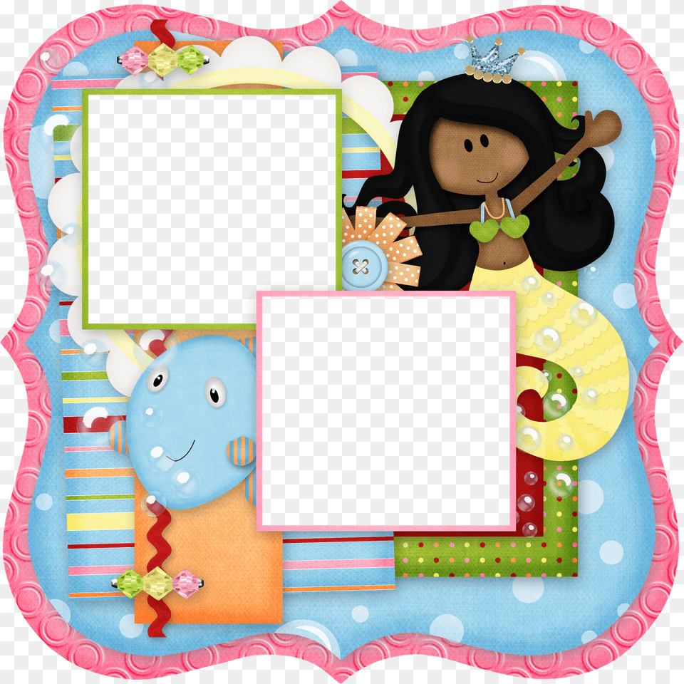 Toy Picture Frames Cartoon Pink Picture Frame Frame Cartoon, Face, Head, Person, Doll Free Png Download