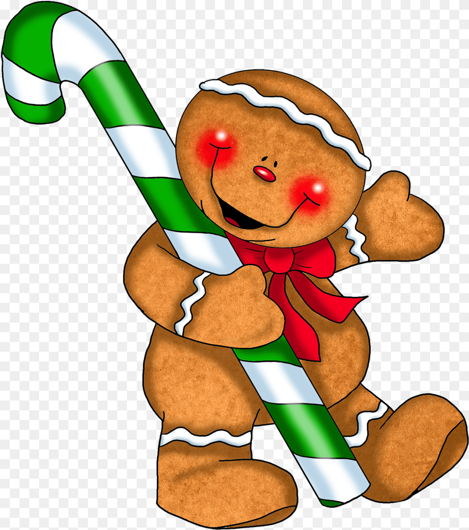 Toy Story 3 Clip Art Gingerbread Man Holding A Candy Cane, Food, Sweets, Baby, Person Free Transparent Png