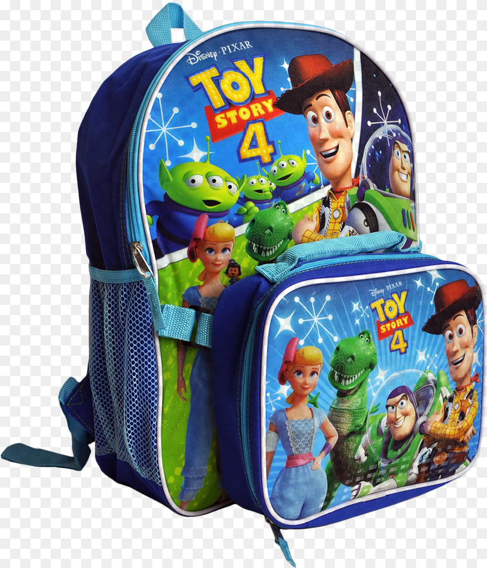 Toy Story 4 Backpack And Lunch Bag Toy Story 4 Backpack, Baby, Person, Face, Head Free Png Download