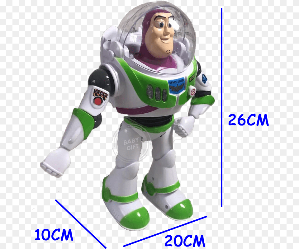 Toy Story 4 Buzz Lightyear Battery Operated Light And Sound Figurine, Baby, Person, Robot, Face Free Transparent Png