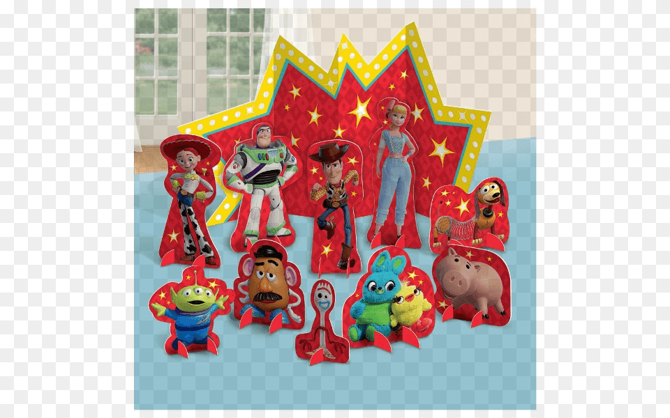 Toy Story 4 Party Supplies Cartoon Jingfm Party Birthday Toys Story, Adult, Wedding, Person, Female Free Png Download