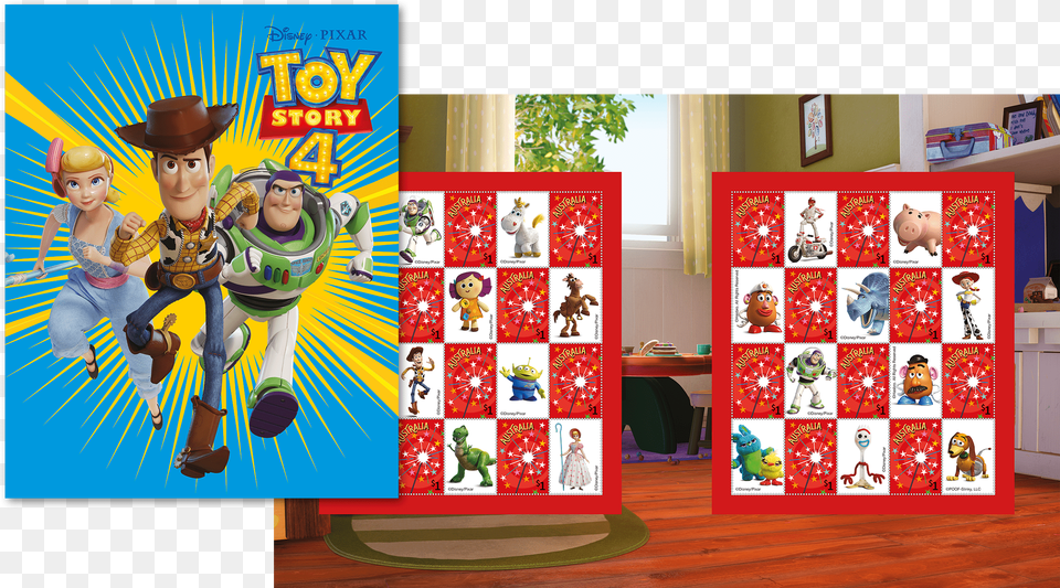 Toy Story 4 Stamp Pack, Art, Collage, Person, Baby Png