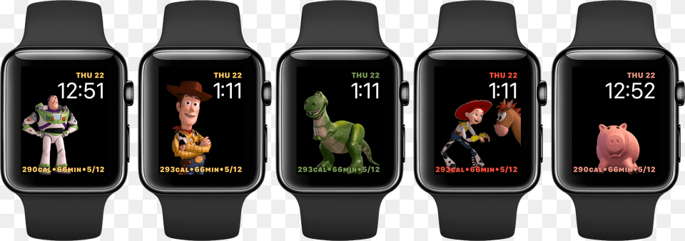 Toy Story Apple Watch Faces Arrive In Watchos 4 Beta Apple Watch Toy Story Faces, Wristwatch, Arm, Body Part, Person Free Transparent Png